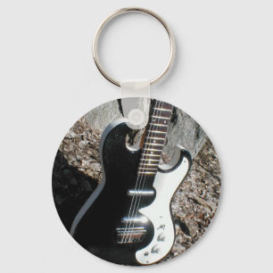 Llavero raro de la guitarra 1449 silvertones