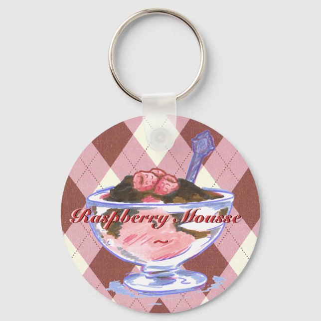 Llavero Raspberry Icecream Keychain (Anverso)
