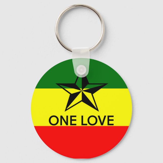 Llavero Rasta One Love Keyring (Anverso)