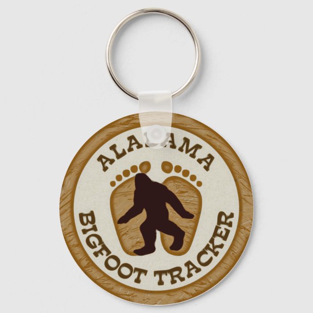 Llavero Rastreador de Alabama Bigfoot (Anverso)
