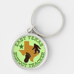 Llavero Rastreador de Bigfoot del Este de Texas