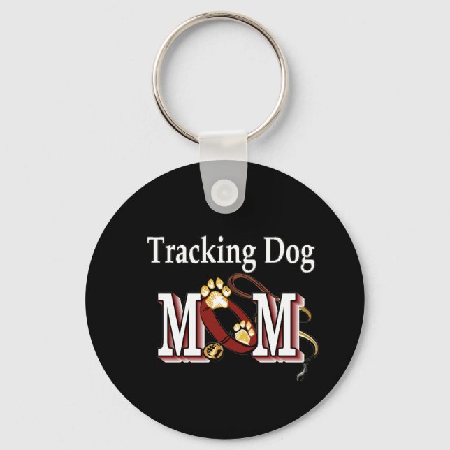 Llavero Rastreando regalos de mamá de perro (Anverso)