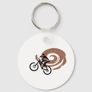 LLAVERO RASTROS DE LA BICI DE MONTAÑA