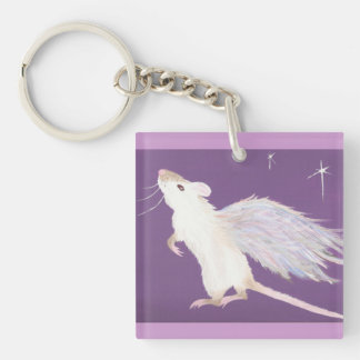 Llavero ¡Rat angel key chain!Violeta.