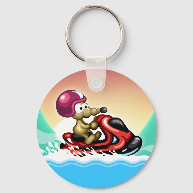 Llavero Rat on the Jet Ski Keychain (Anverso)