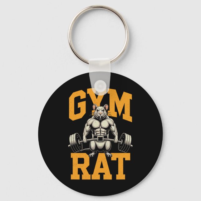 Llavero Rata De Gimnasio Significado Gimnasio Ritmo Ritmo  (Anverso)