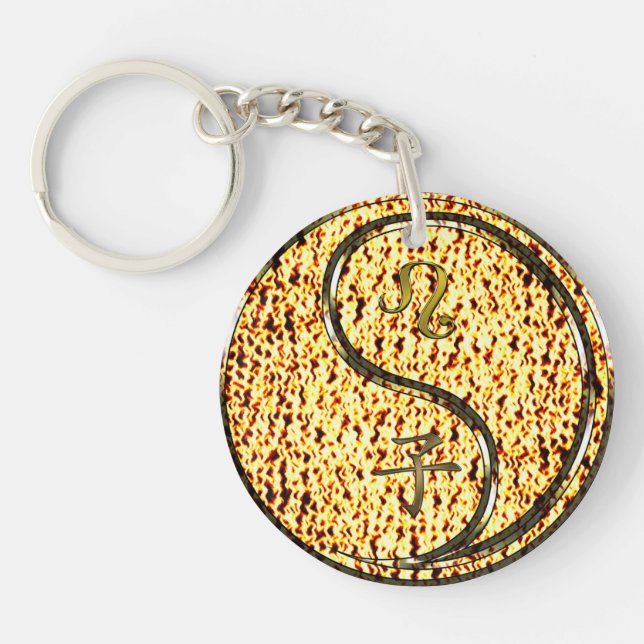 Llavero Rata de León y Fuego (Frente)