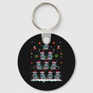 Llavero Rata Iluminación De Árbol De Navidad Para Hombres