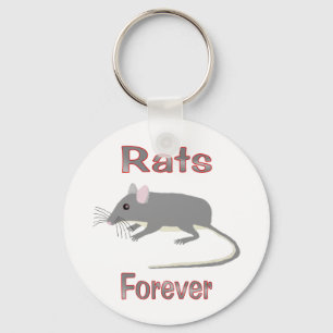 Llavero Ratas para siempre