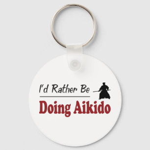 Llavero Rather Be Doing Aikido