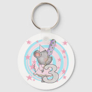 Llavero Ratón 3er cumpleaños camisetas y regalos