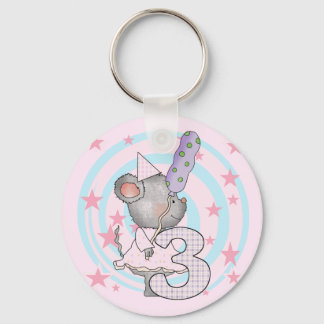 Llavero Ratón 3er cumpleaños camisetas y regalos