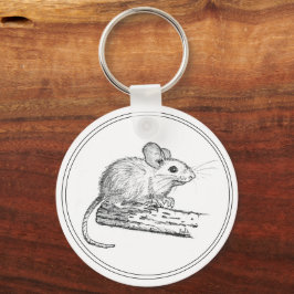 Llavero Ratón Pequeño Lápiz
