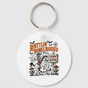 Llavero Rattlin' Bone Rodeo Oeste Cowboy Halloween Spook