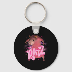 Llavero Ratz Fun Ratz Rosa Rat Meme Halloween