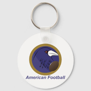 Llavero Raven con fútbol americano