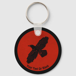 Llavero Raven en rojo