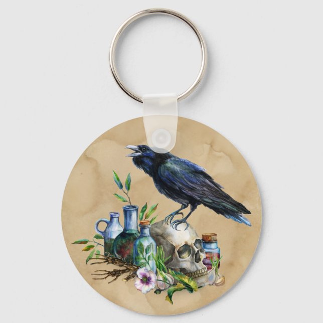 Llavero Raven Magick Keychain (Anverso)