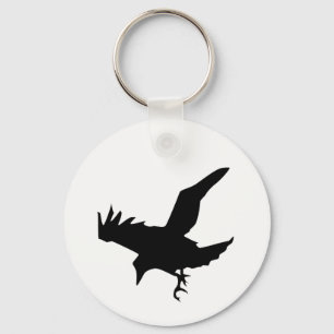 Llavero Raven Silhouette