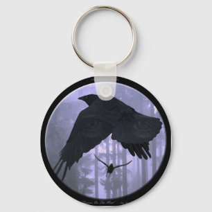 Llavero "RAVENS IN THE MIST" Fantasy Art Key-chain