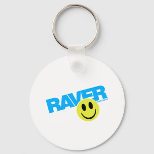 Llavero Raver Smilie - música del fiesta del delirio del