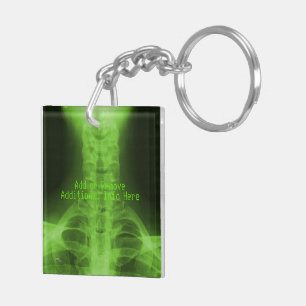 Llavero Rayado X 3 - Verde radiactivo