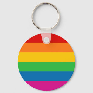Llavero Rayas arcoiris
