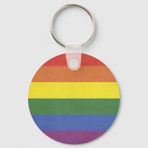 Llavero Rayas arcoiris