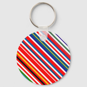 Llavero Rayas decorativas coloridas
