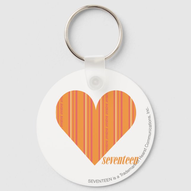 Llavero Rayas delgadas Naranja 3 (Anverso)