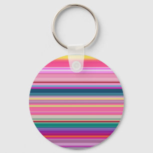 Llavero Rayas multicolores retro