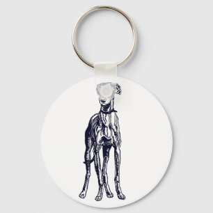 Llavero Raza de Greyhound inglesa