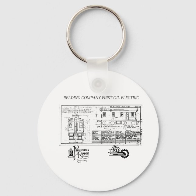 Llavero RDG ferrocarril temprano diesel loco Keychain (Anverso)