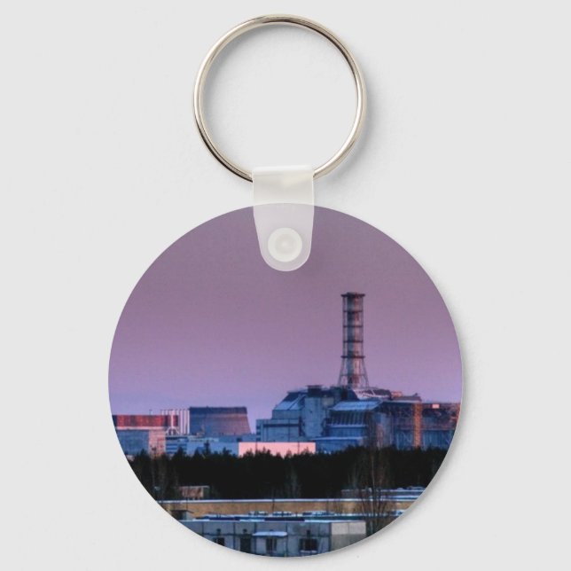 Llavero Reactor de Chernobyl 4 keychain (Anverso)
