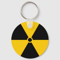 Reactor nuclear radiactivo amarillo y negro