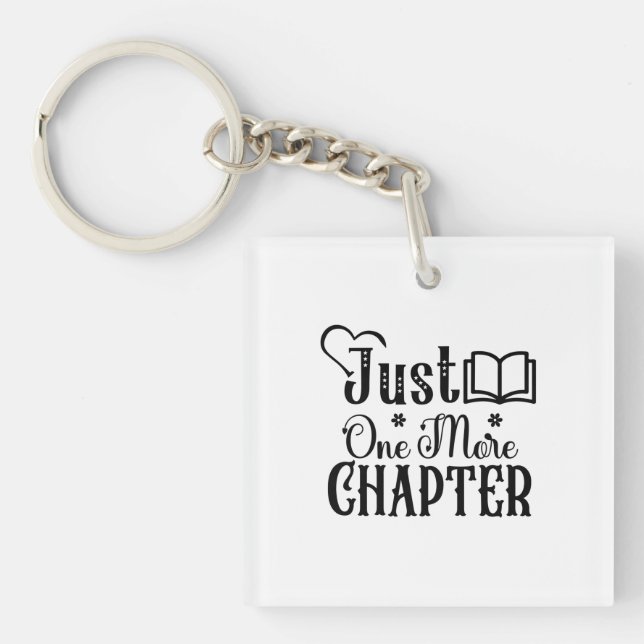 Llavero Reading Art Just One More Chapter (Frente)