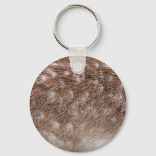 Llavero Real Deer Fur Photo Sampling Willife Gift