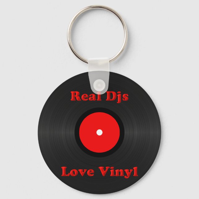 Llavero Real Djs Love Vinyl Keychain (Anverso)
