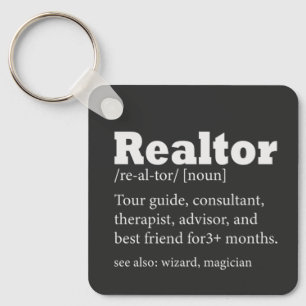 Llavero Real Estate Agent Realtor Funny Quote     