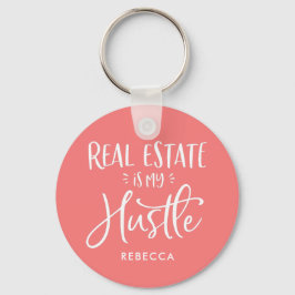 Llavero Real Estate Es Mi Agente Personalizado De Hustle C