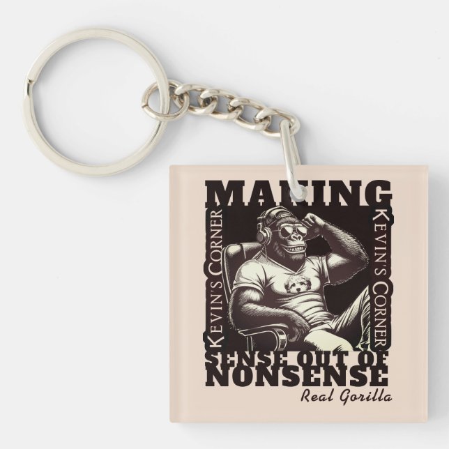 Llavero Real Gorilla, el comentario político de Kevin's Co (Frente)