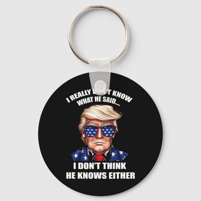 Llavero Realmente no sé lo que dijo al final de eso (Anverso)