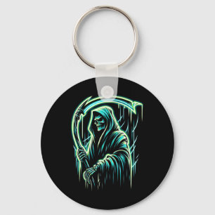 Llavero Reaper Skeleton Skull Guay Halloween Heaven Metali
