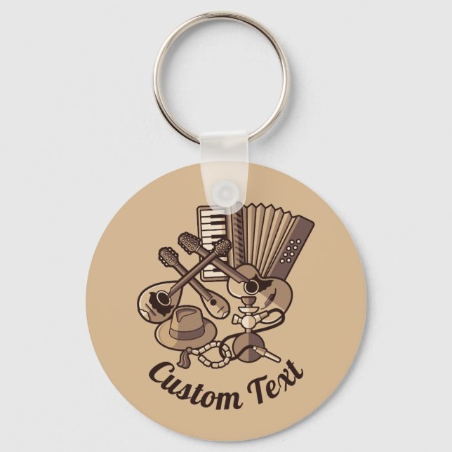 Llavero Rebetiko Icons Keychain (Anverso)