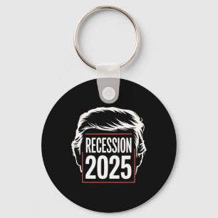 Llavero Recesión 2025 Gracias Trump Irónico Político Diver