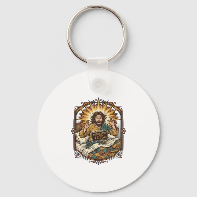 Llavero Recibo de compras en línea borracho de Jesús la ma (Anverso)