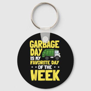 Llavero Reciclaje Garge Truck Collection Trash Recycle Ear