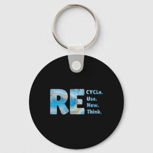 Llavero Reciclar reutilizar repensar crisis de repensar E