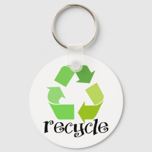 Llavero ¡Reciclar símbolo!