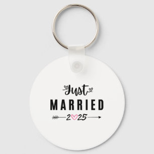 Llavero Recién Casados Est 2025 Luna de Miel Bodas Parejas
